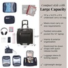 image:imageBaggallini 2 Wheel Underseater CarryOn  Lightweight Travel Weekender LuggageBlack II