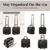 image:imageBaggallini 2 Wheel Underseater CarryOn  Lightweight Travel Weekender LuggageBlack II