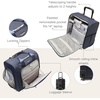 image:imageBaggallini 2 Wheel Underseater CarryOn  Lightweight Travel Weekender LuggageFrench Navy