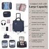 image:imageBaggallini 2 Wheel Underseater CarryOn  Lightweight Travel Weekender LuggageFrench Navy