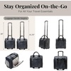 image:imageBaggallini 2 Wheel Underseater CarryOn  Lightweight Travel Weekender LuggageMidnight Blossom Print