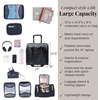 image:imageBaggallini 2 Wheel Underseater CarryOn  Lightweight Travel Weekender LuggageMidnight Blossom Print
