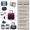 image:imageBaggallini 2 Wheel Underseater CarryOn  Lightweight Travel Weekender LuggageMulberry