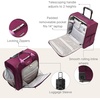 image:imageBaggallini 2 Wheel Underseater CarryOn  Lightweight Travel Weekender LuggageMulberry