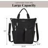 image:imageBaggallini All Set 3 in 1 Tote Backpack  15x105 Lightweight Travel Bag wRFID Phone WristletBlack