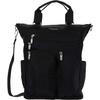 image:imageBaggallini All Set 3 in 1 Tote Backpack  15x105 Lightweight Travel Bag wRFID Phone WristletBlack
