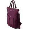 image:imageBaggallini All Set 3 in 1 Tote Backpack  15x105 Lightweight Travel Bag wRFID Phone WristletMulberry