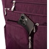 image:imageBaggallini All Set 3 in 1 Tote Backpack  15x105 Lightweight Travel Bag wRFID Phone WristletMulberry