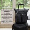 image:imageBaggallini All Set 3 in 1 Tote Backpack  15x105 Lightweight Travel Bag wRFID Phone WristletSterling Shimmer