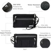 image:imageBaggallini Antitheft RFID Currency Organizer 8x425 Travel Accessory Passport Holder Money Belt Wallet wCard SlotsBlack
