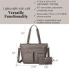 image:imageBaggallini Any Day Tote with RFID Phone WristletSterling Shimmer