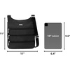 image:imageBaggallini Big Zipper Travel Crossbody Bag  BigBlack