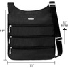 image:imageBaggallini Big Zipper Travel Crossbody Bag  BigGray