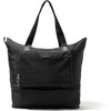 image:imageBaggallini Carryall Expandable Lightweight Travel Tote 22 Packable Folding Compact Nylon Washable Weekender wLuggage SleeveBlack