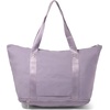 image:imageBaggallini Carryall Expandable Lightweight Travel Tote 22 Packable Folding Compact Nylon Washable Weekender wLuggage SleeveLilac