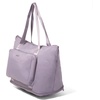 image:imageBaggallini Carryall Expandable Lightweight Travel Tote 22 Packable Folding Compact Nylon Washable Weekender wLuggage SleeveLilac