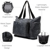 image:imageBaggallini Carryall Expandable Lightweight Travel Tote 22 Packable Folding Compact Nylon Washable Weekender wLuggage SleeveMidnight Blossom