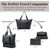 image:imageBaggallini Carryall Expandable Lightweight Travel Tote 22 Packable Folding Compact Nylon Washable Weekender wLuggage SleeveMidnight Blossom