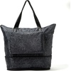 image:imageBaggallini Carryall Expandable Lightweight Travel Tote 22 Packable Folding Compact Nylon Washable Weekender wLuggage SleeveMidnight Blossom