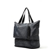 image:imageBaggallini Carryall Expandable Lightweight Travel Tote 22 Packable Folding Compact Nylon Washable Weekender wLuggage SleeveMidnight Blossom