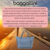 image:imageBaggallini Carryall Expandable Lightweight Travel Tote 22 Packable Folding Compact Nylon Washable Weekender wLuggage SleeveMist