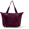 image:imageBaggallini Carryall Expandable Lightweight Travel Tote 22 Packable Folding Compact Nylon Washable Weekender wLuggage SleeveMulberry