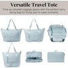 image:imageBaggallini Carryall Expandable Lightweight Travel Tote 22 Packable Folding Compact Nylon Washable Weekender wLuggage SleevePool