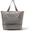 image:imageBaggallini Carryall Expandable Lightweight Travel Tote 22 Packable Folding Compact Nylon Washable Weekender wLuggage SleeveSterling Shimmer