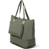 image:imageBaggallini Carryall Expandable Lightweight Travel Tote 22 Packable Folding Compact Nylon Washable Weekender wLuggage SleeveThyme