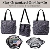 image:imageBaggallini Carryall NorthSouth ToteGrey Wild Cheetah