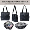 image:imageBaggallini Carryall NorthSouth ToteMidnight Blossom Print