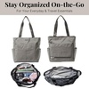 image:imageBaggallini Carryall NorthSouth ToteSterling Shimmer