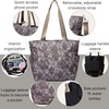 image:imageBaggallini Carryall NorthSouth ToteTan Python