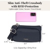 image:imageBaggallini Classic AntiTheft Mini Wallet CrossbodyFrench Navy