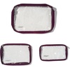 image:imageBaggallini Clear Travel PouchesMulberry