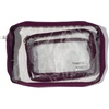 image:imageBaggallini Clear Travel PouchesMulberry