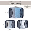 image:imageBaggallini Compression Cube 3piece set  Lightweight Compression Packing Cubes for TravelFrench Navy