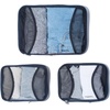 image:imageBaggallini Compression Cube 3piece set  Lightweight Compression Packing Cubes for TravelFrench Navy
