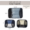 image:imageBaggallini Compression Cube 3piece set  Lightweight Compression Packing Cubes for TravelMIST