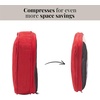 image:imageBaggallini Compression Cube 3piece set  Lightweight Compression Packing Cubes for TravelScarlet