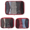 image:imageBaggallini Compression Cube 3piece set  Lightweight Compression Packing Cubes for TravelScarlet