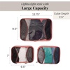 image:imageBaggallini Compression Cube 3piece set  Lightweight Compression Packing Cubes for TravelTerracotta