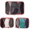 image:imageBaggallini Compression Cube 3piece set  Lightweight Compression Packing Cubes for TravelTerracotta