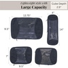 image:imageBaggallini Compression Cube 4piece SetFrench Navy