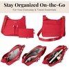 image:imageBaggallini Crossbody Travel Bag 11x85 Lightweight Waterresistant Nylon HandbagApple