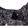 image:imageBaggallini Crossbody Travel Bag 11x85 Lightweight Waterresistant Nylon HandbagBlack Hydrangea
