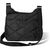 image:imageBaggallini Crossbody Travel Bag 11x85 Lightweight Waterresistant Nylon HandbagBlack Quilt