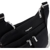 image:imageBaggallini Crossbody Travel Bag 11x85 Lightweight Waterresistant Nylon HandbagBlack With Sand Lining