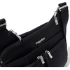 image:imageBaggallini Crossbody Travel Bag 11x85 Lightweight Waterresistant Nylon HandbagBlack With Sand Lining