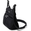 image:imageBaggallini Crossbody Travel Bag 11x85 Lightweight Waterresistant Nylon HandbagBlack With Sand Lining